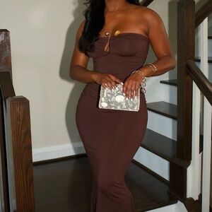 Peppermayo Exclusive - Rudy Maxi Dress - Brown